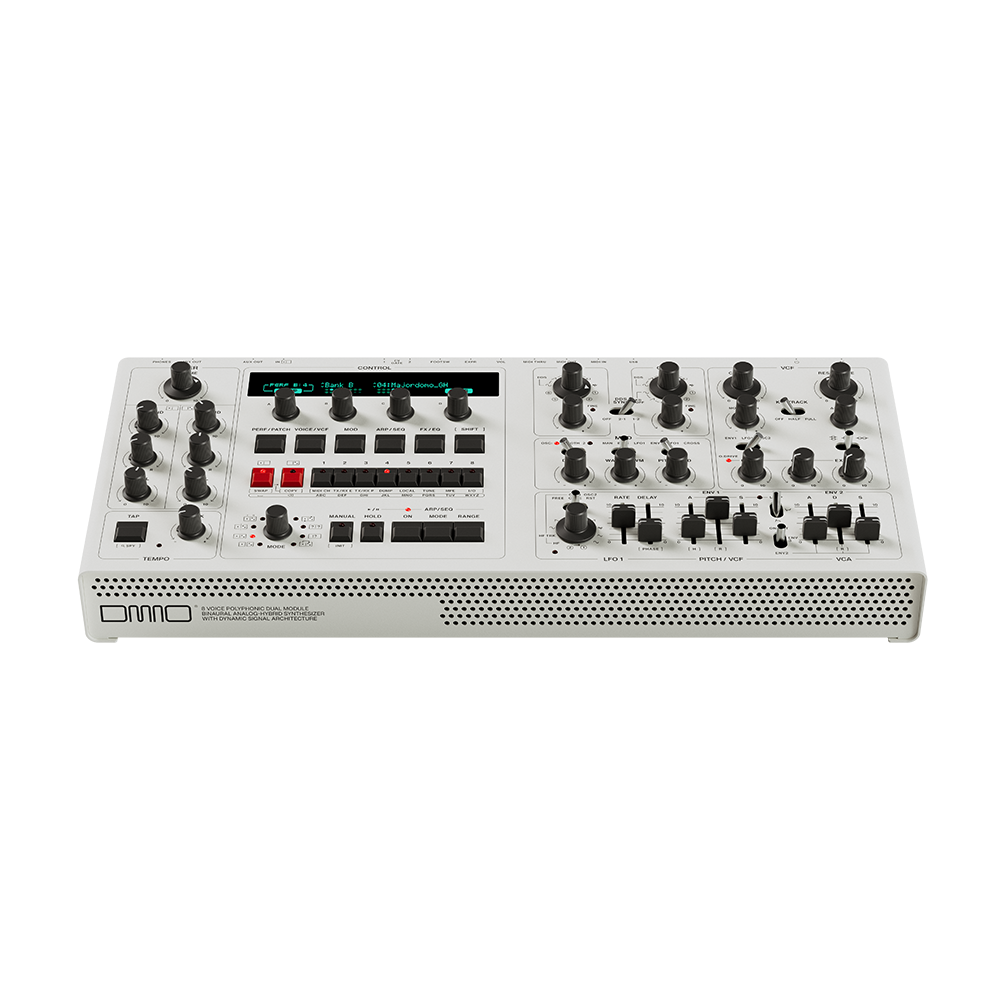 UDO Audio DMNO ON 8-Voice Binaural Analogue-Hybrid Desktop Synthesiser