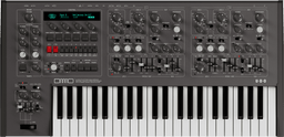 UDO Audio DMNO 8 - Voice Polyphonic 2 - Part Multitimbral Hybrid Analog Synth (Black) - Sound Distribution - Innovative Music