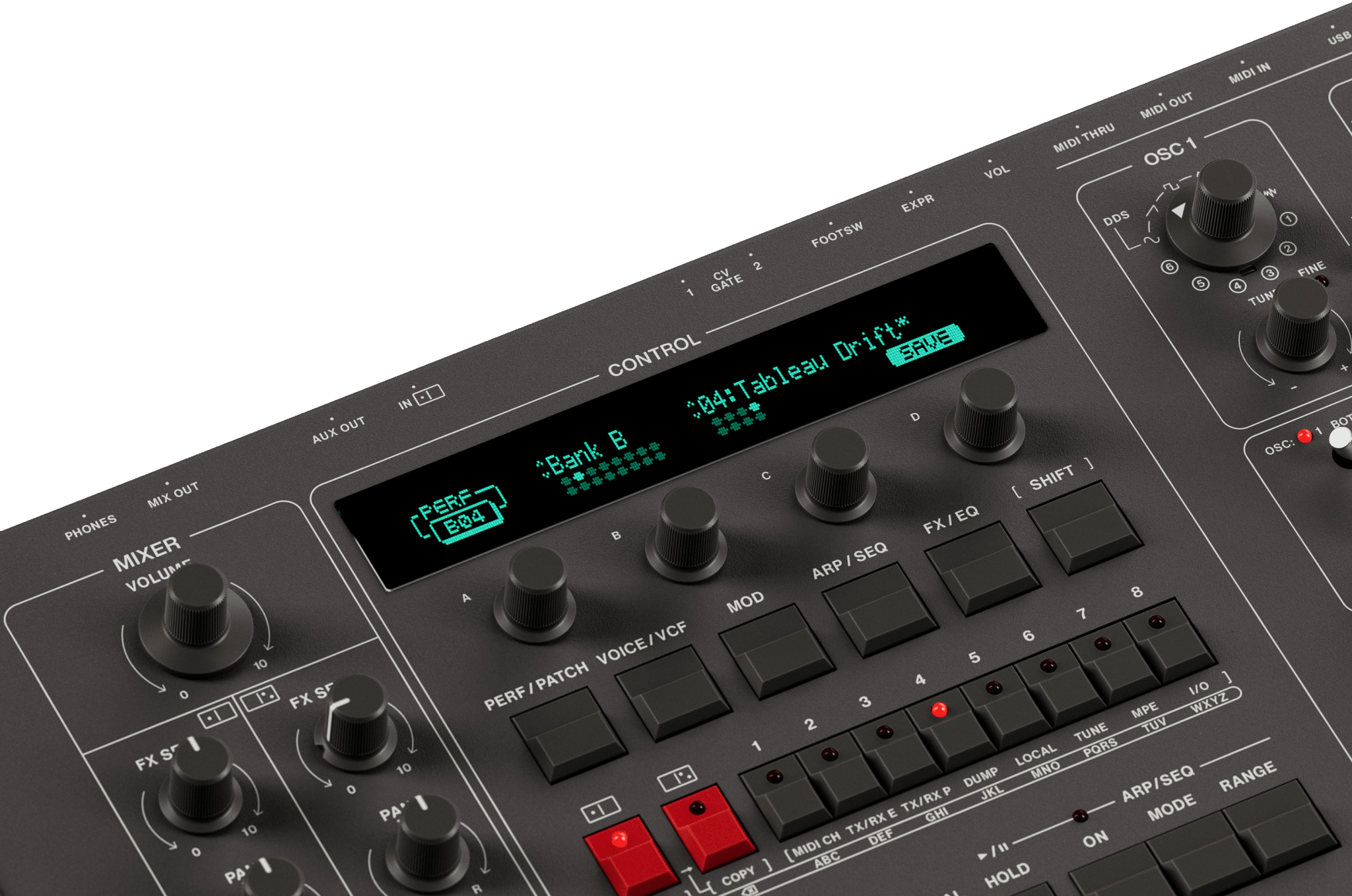 UDO Audio DMNO 8 - Voice Polyphonic 2 - Part Multitimbral Hybrid Analog Synth (Black) - Sound Distribution - Innovative Music