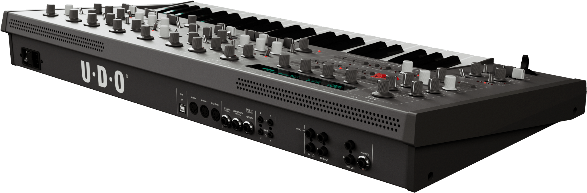 UDO Audio DMNO 8 - Voice Polyphonic 2 - Part Multitimbral Hybrid Analog Synth (Black) - Sound Distribution - Innovative Music