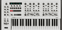 UDO Audio DMNO 8 - Voice Polyphonic 2 - Part Multitimbral Hybrid Analog Synth (White) - Sound Distribution - Innovative Music