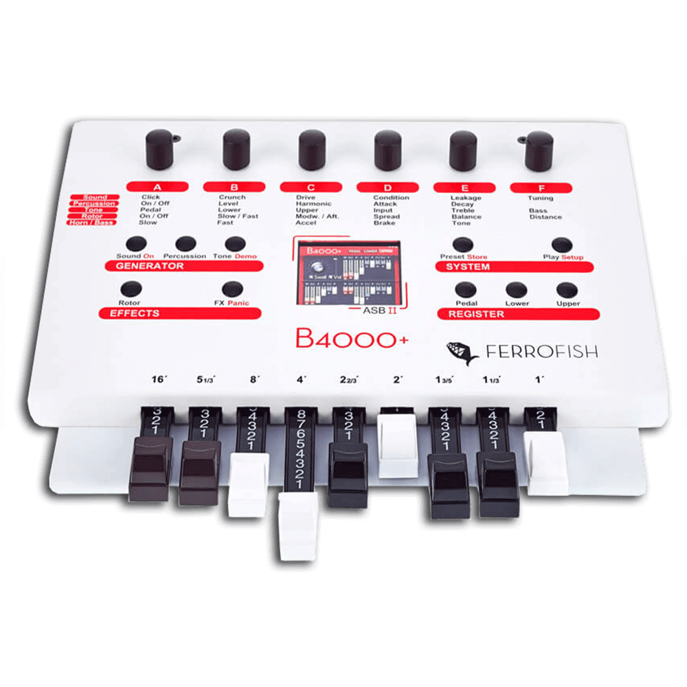 Ferrofish B4000+ Legendary Hammond B3 Emulation Virtual Organ Desktop Module - Innovative Music