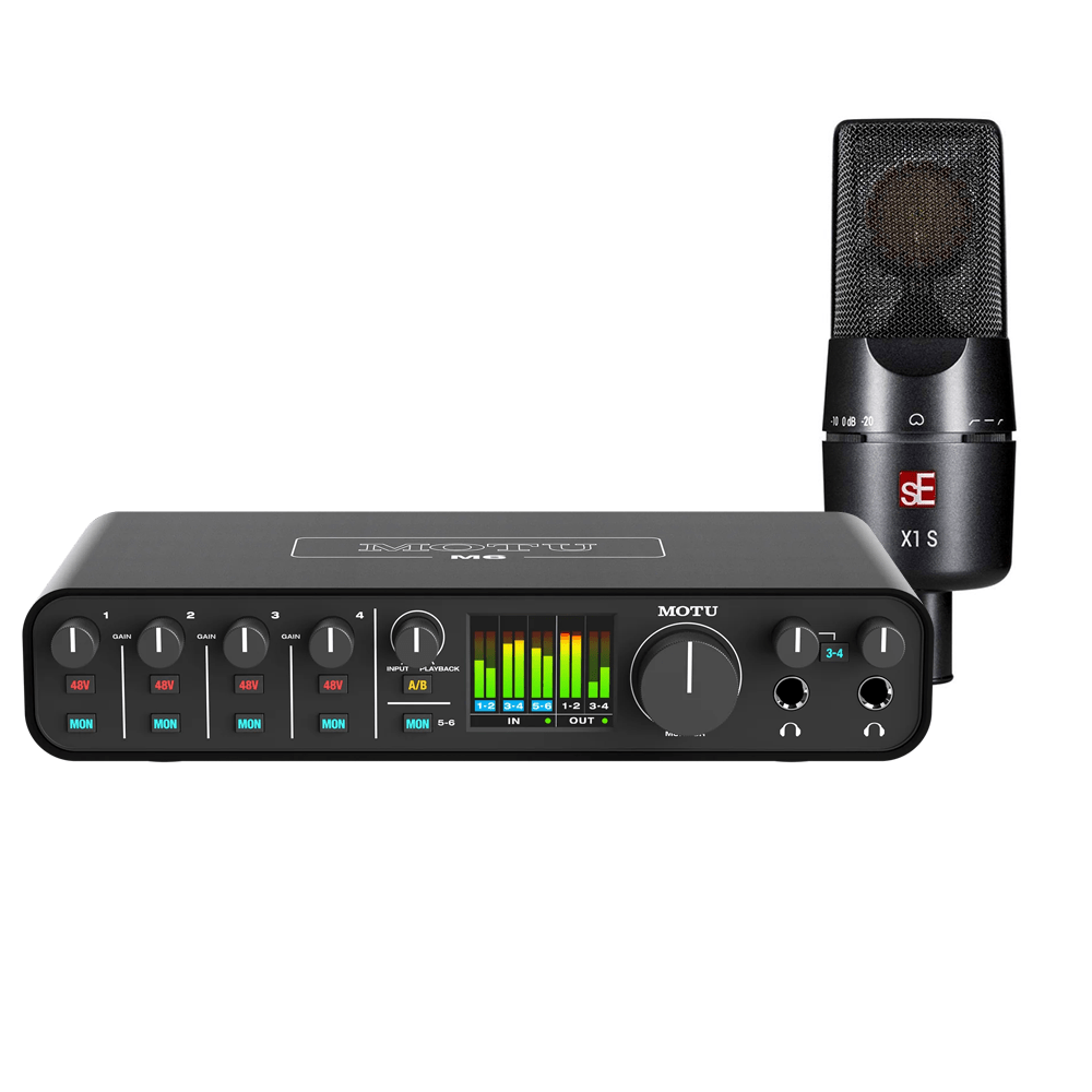 MOTU M6 AUDIO INTERFACE SE X1S BUNDLE PROMO - Sound Distribution - Innovative Music