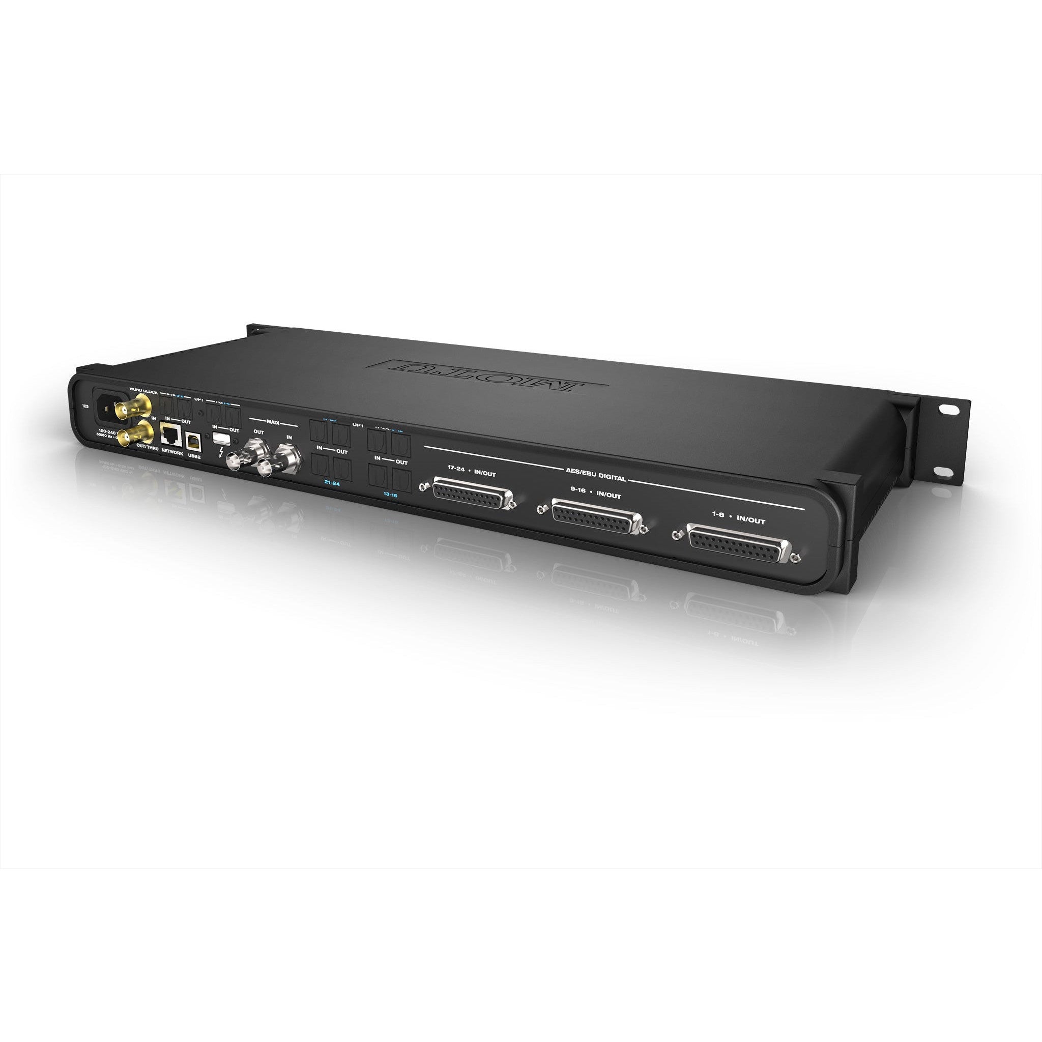 MOTU TB/USB2/AVB interface with 112ch digital & MADI - Sound Distribution - Innovative Music