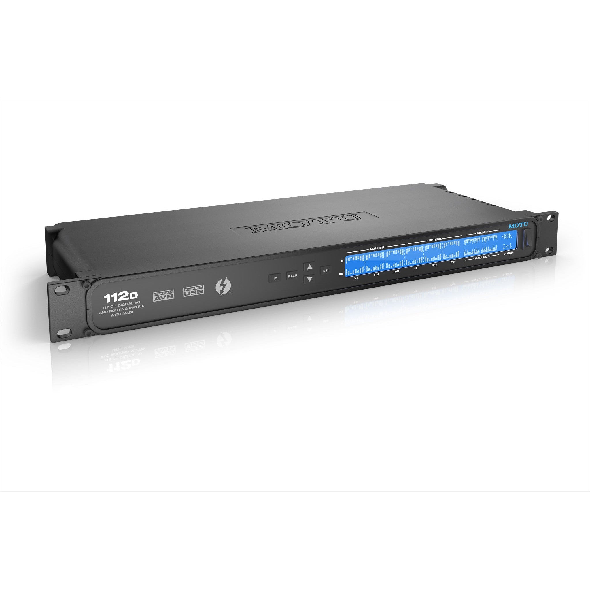 MOTU TB/USB2/AVB interface with 112ch digital & MADI - Sound Distribution - Innovative Music