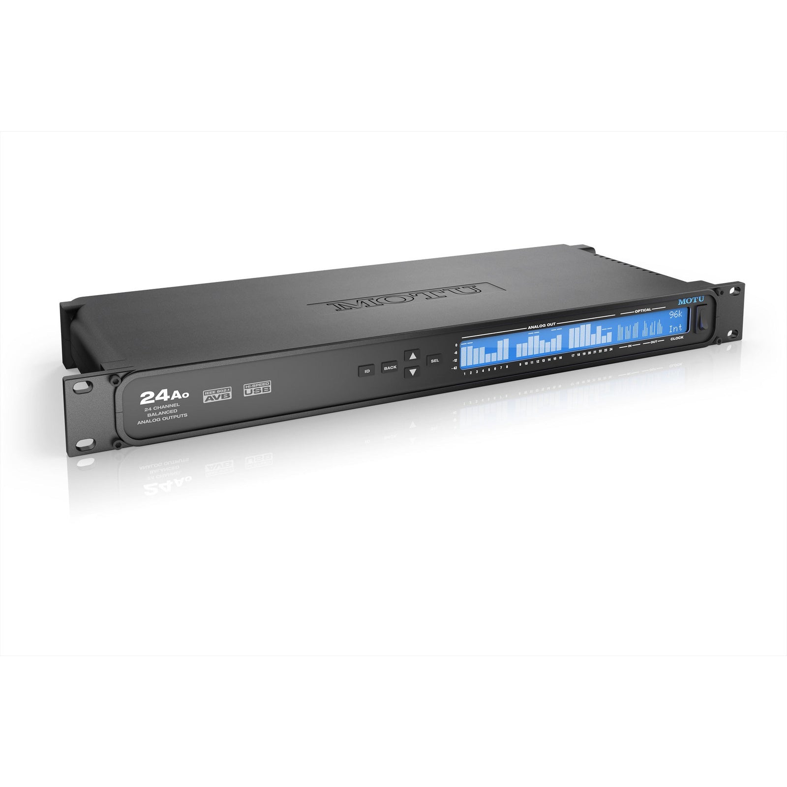 MOTU USB2/AVB interface with 24‑out analog & DSP - Sound Distribution - Innovative Music