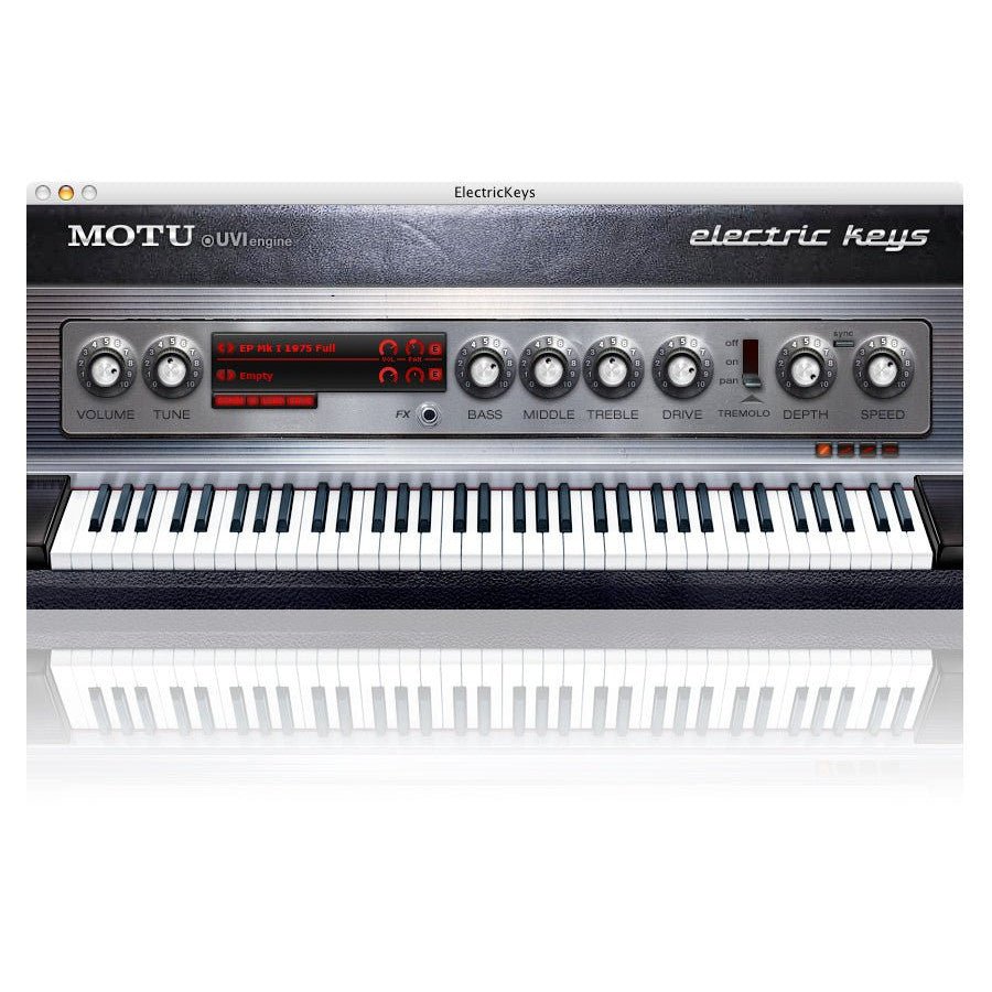 MOTU Electric Keys vintage electric keyboard inst - Sound Distribution - Innovative Music