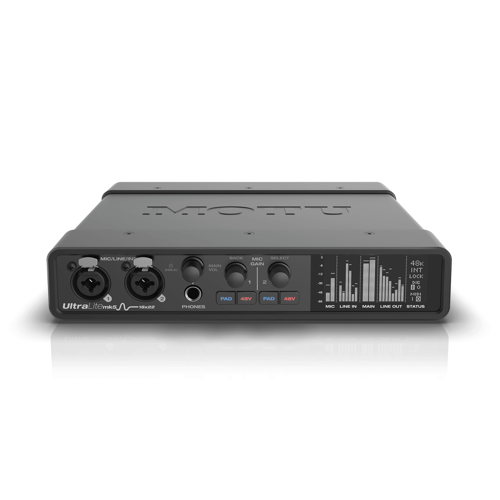 MOTU 18×22 USB interface with DSP mix & FX - Sound Distribution - Innovative Music