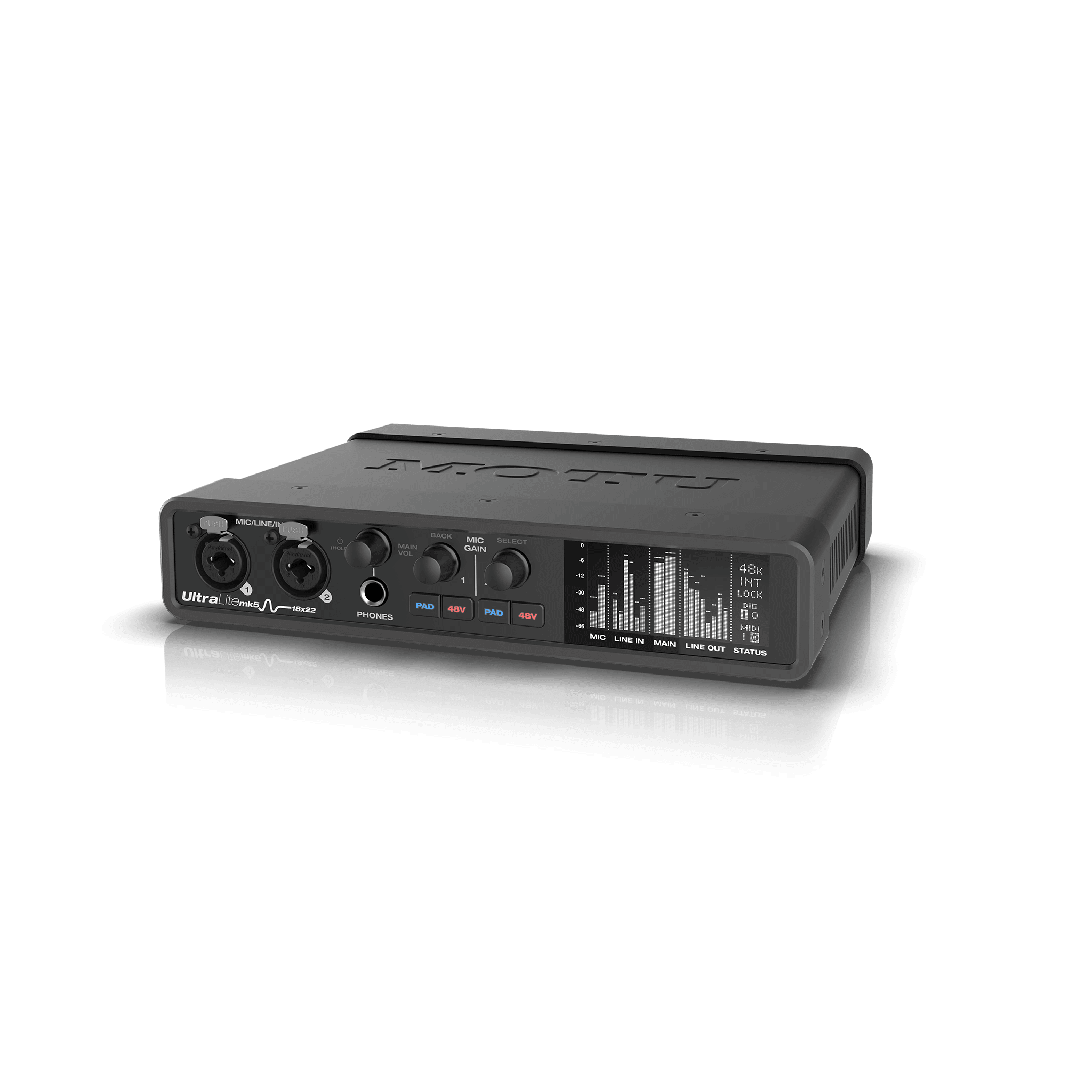 MOTU 18×22 USB interface with DSP mix & FX - Sound Distribution - Innovative Music